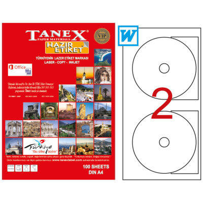 Tanex Cd Etiketi 117mm TW-3117 - 1