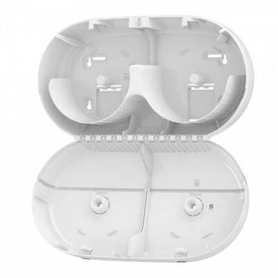 Tork Çiftli Mini İçten Çekmeli Tuvalet Kağıdı Dispenseri Beyaz - 2