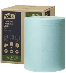 Tork Düşük Hav Nonwoven Temizlik Bezi Rulo Turkuaz 190494 - 1