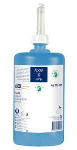 Tork Hair&Body Sıvı Sabun Premium 1 lt 6'lı 420601 - 1