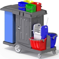 Üçtem Kat Arabası Plastik Dolaplı - üçtem