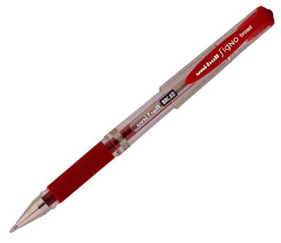 Uni-Ball Um-153 İmza Kalemi 1,0mm Kırmızı - 1